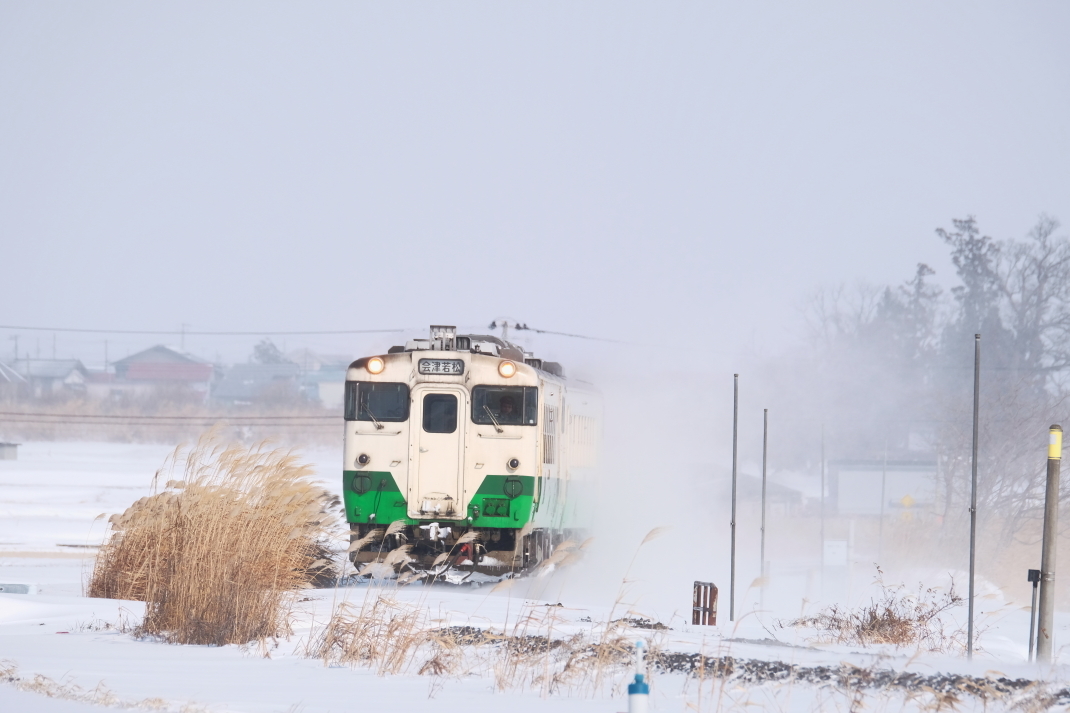 雪煙りの只見線　２０１９．０２・１０_e0143883_16351971.jpg