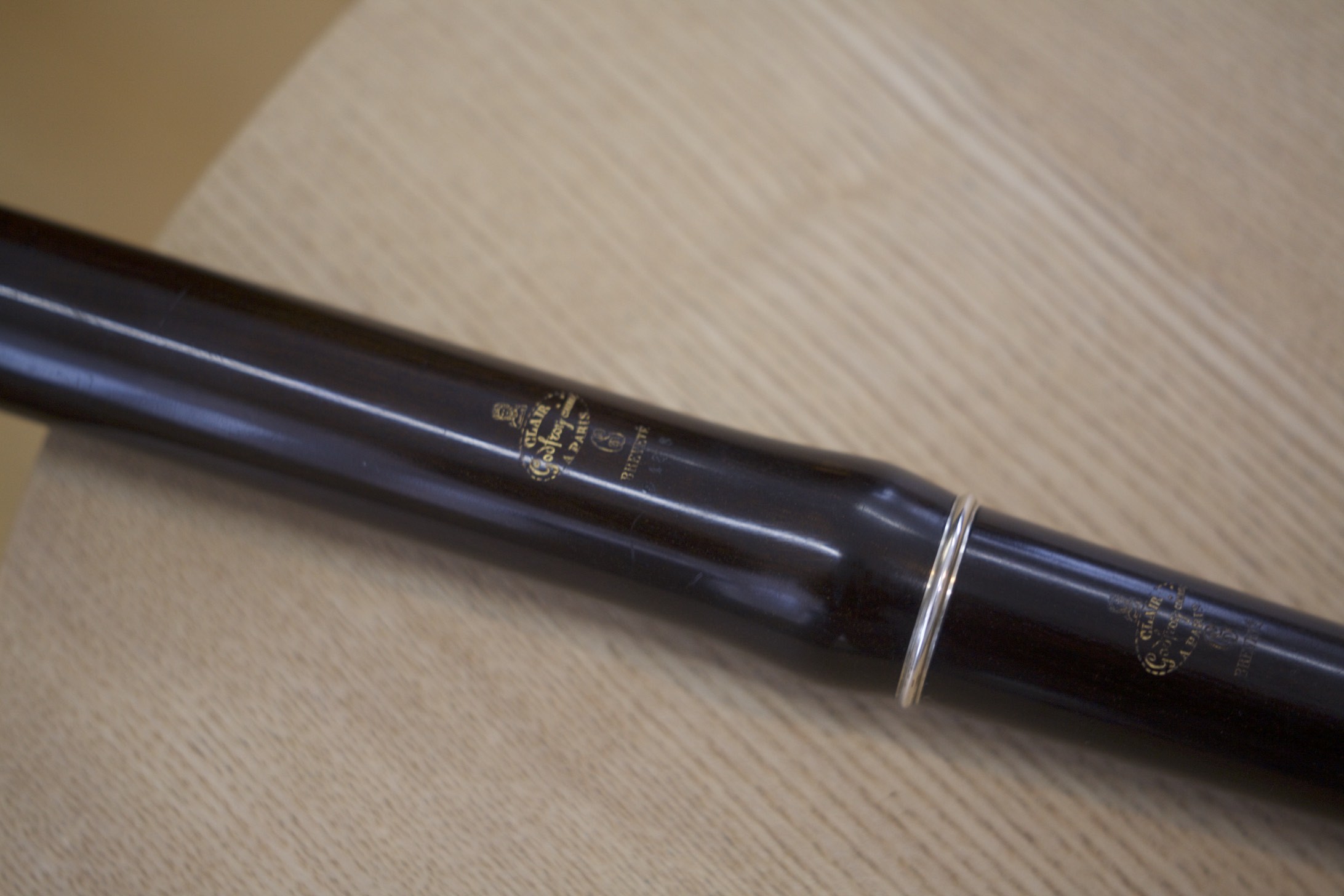 フラウト・トラヴェルソ 3 Claire Godefroy Aîné 8-keyed Cocuswood Flute_f0042194_15033481.jpg