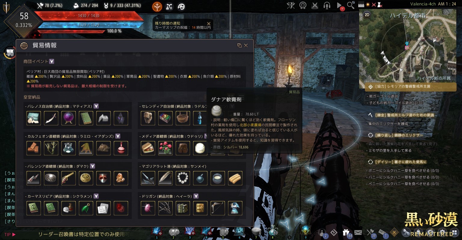 皇室納品 始めました 黒い砂漠 えいりあのぶろぐ 皇室納品 始めました 黒い砂漠 えいりあのぶろぐ