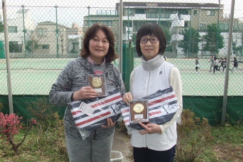 2019年2月13日(水)ビギナーズ女子ダブルス_b0158200_13234618.jpg