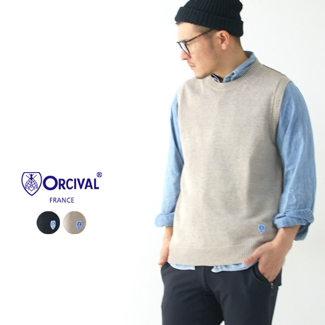 ORCIVAL[オーチバル・オーシバル] LINEN KNIT VEST [RC-4302