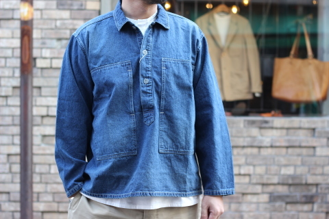 「orSlow」今シーズンより初お目見えの\"PW PULLOVER SHIRT JK\"のご紹介です。_f0191324_08252669.jpg