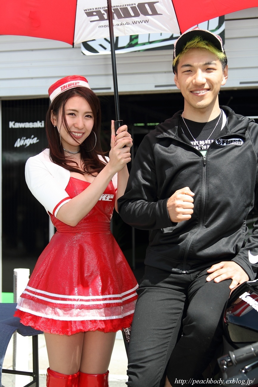 牧橋美輝 さん（Team MF ＆ Kawasaki レースクイーン）_c0215885_19424692.jpg