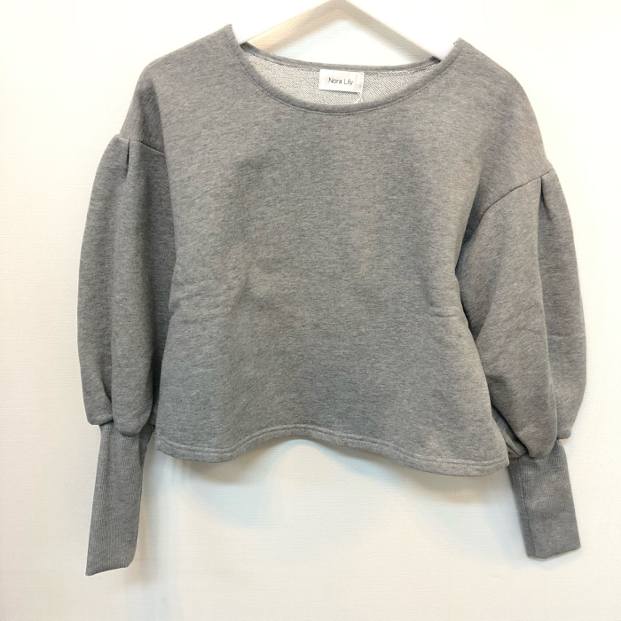 ノラリリー Nora Lily Volume Sleeve Pull Sweat NO:U102203☆_e0076692_18012145.jpg