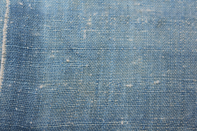 古布 木綿 綿絹 交織 Japanese Antique Textile Cotton-Silk