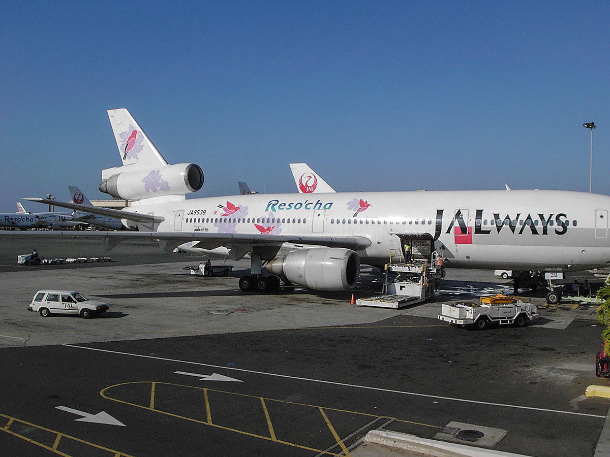 ❶　1/200　JAL WAYS　DC-10-40 JA8539 リゾッチャ ➀ 1/200 JAL WAYS DC-10-40 JA8539 リゾッチャ McDonnell Douglas DC