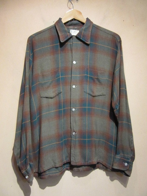 60s~ TOWNCRAFT レーヨンシャツ / タウンクラフト シャドー 60s~ TOWNCRAFT レーヨンシャツ / タウンクラフト シャドー