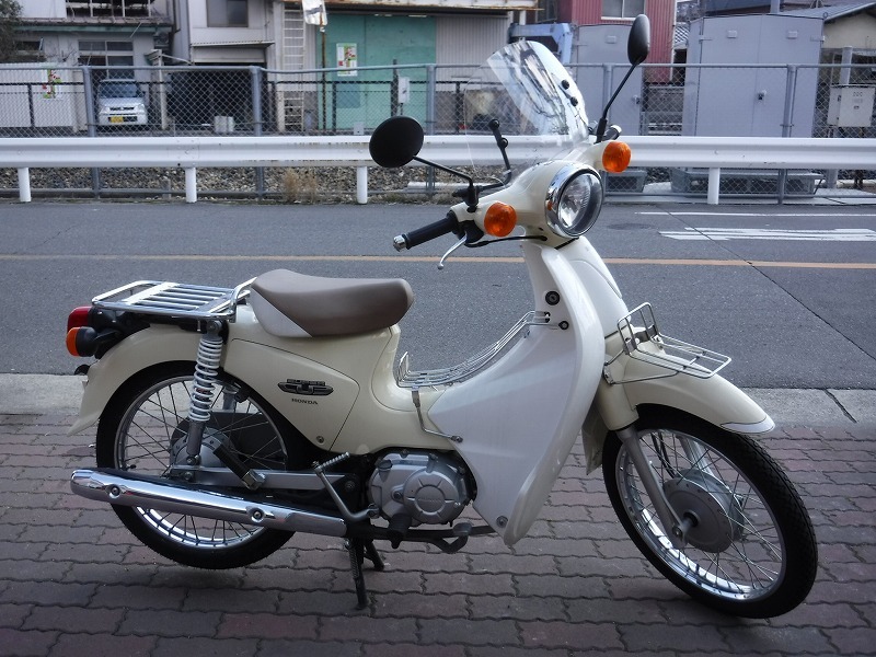 スーパーカブ110 Ja07ベージュ中古車入荷 モーターヘッド サイクルショップ