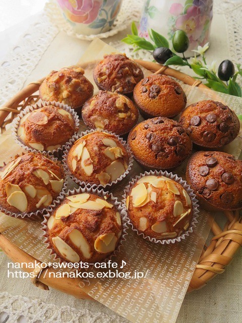 ミニサイズカップケーキ チョコチップ Nanako Sweets Cafe