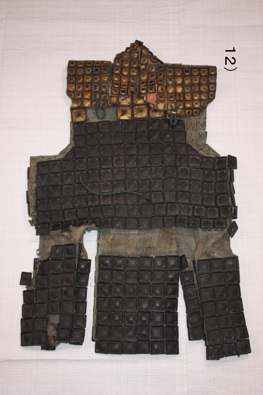 古布 木綿 漆皮鎧 Japanese Antique Textile Shippi-Yoroi 古布 木綿 漆皮鎧 Japanese Antique Textile Shippi-Yoroi