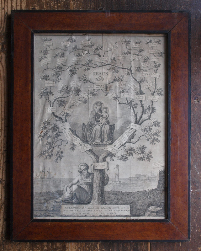 藤田嗣治、【室内、妻と私】、希少画集画、新品高級額・額装付、状態良好