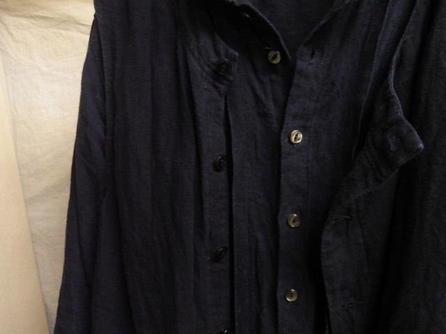 たまんね～なぁ / french victorians heavylinen shirt , da frenchwork heavylinen vest_e0130546_17040490.jpg