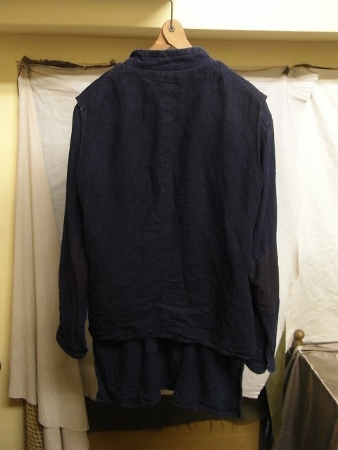 たまんね～なぁ / french victorians heavylinen shirt , da frenchwork heavylinen vest_e0130546_17043120.jpg