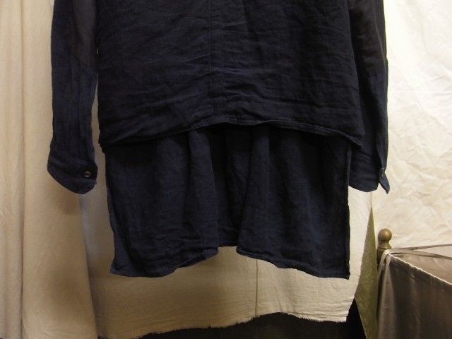 たまんね～なぁ / french victorians heavylinen shirt , da frenchwork heavylinen vest_e0130546_17045735.jpg