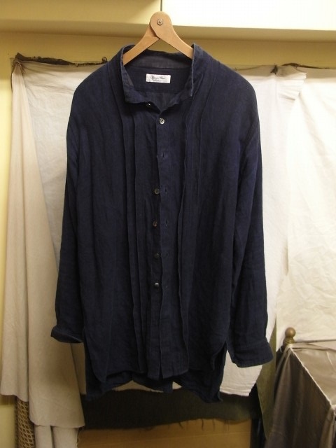 たまんね～なぁ / french victorians heavylinen shirt , da frenchwork heavylinen vest_e0130546_17051176.jpg