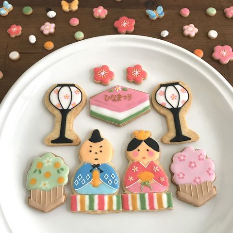 ひな祭りクッキー ネットショップ閉店しました お菓子屋 Mia ひな祭りクッキー ネットショップ閉店しました お菓子屋 Mia