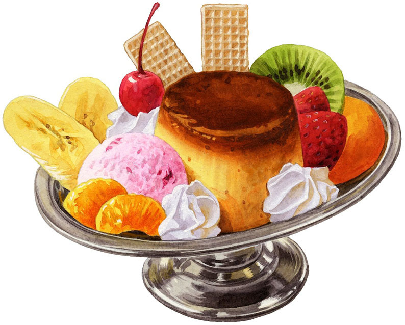 80年代のプリンアラモード のぶこの付録