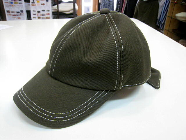 ＣＡＳＳＥＬＩＮＩ（ キャセリーニ ）ステッチリボンＣＡＰ　ＫＨＡＫＩ_a0089359_11104611.jpg