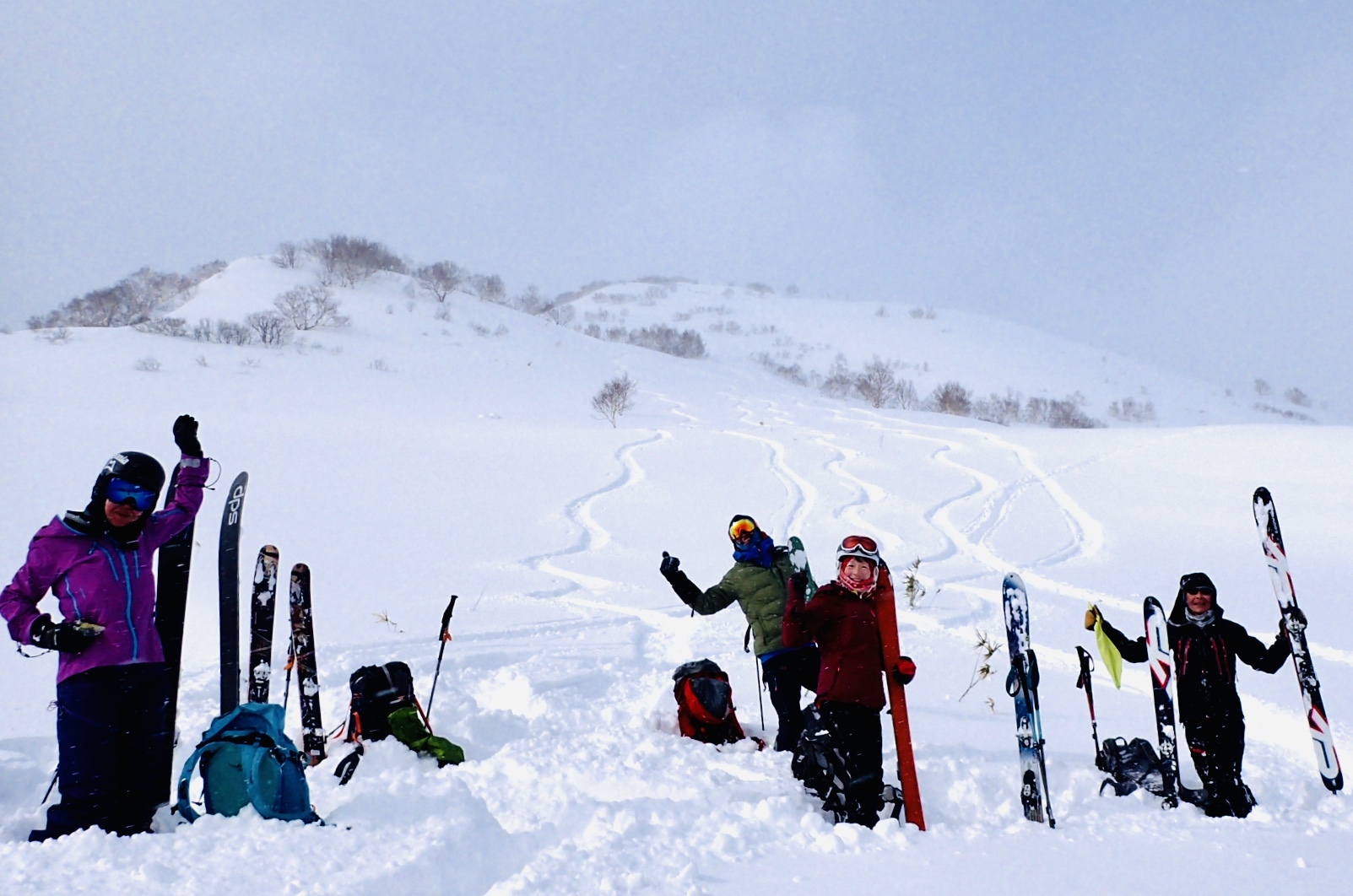 2019年2月『感激、初・冬・利尻、初・島・Pow』February 2019 \"Amazing Powder Snow in Mt Rishiri\"_c0219616_21563233.jpg