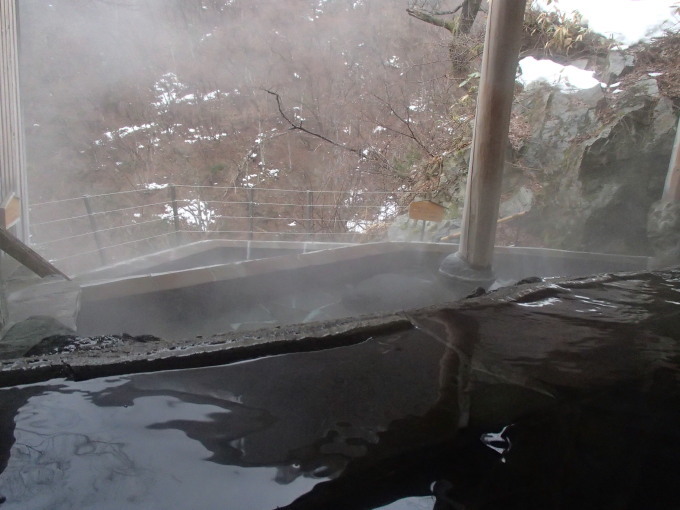 2月なのに雨　大川荘で温泉三昧_c0141223_19060367.jpg