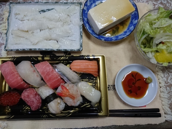 2/20 宮尾酒造 〆張鶴 純米吟醸酒 純 & 角上魚類 にぎり寿司_b0042308_13163474.jpg