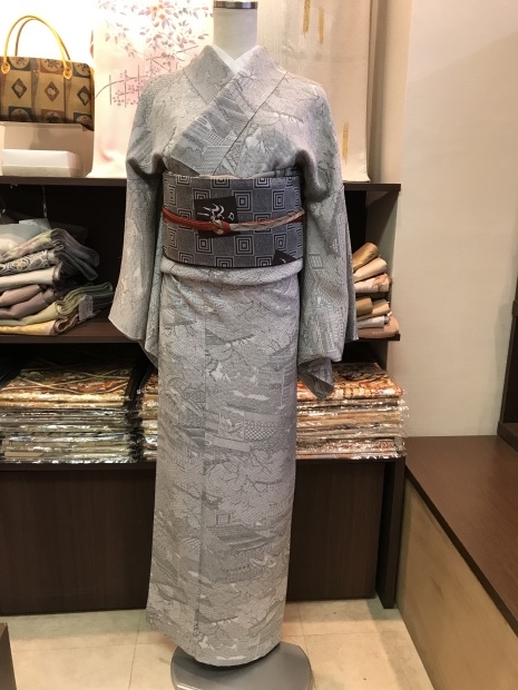 よろしくお願い致します袋帯 歌舞伎 隈取り 三枡 西陣織 - 着物