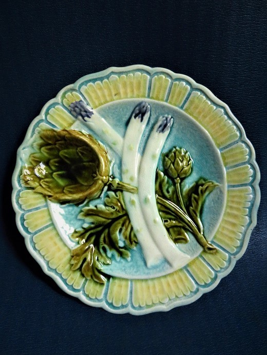 バルボティーヌのアスパラガス＆アーティチョーク皿 : 友くんの