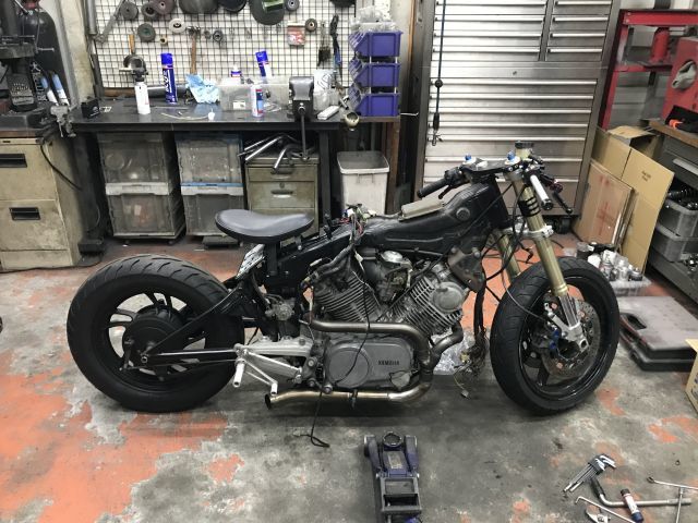XV750 倒立フォーク オーバーホール完了!_a0164918_19302555.jpg