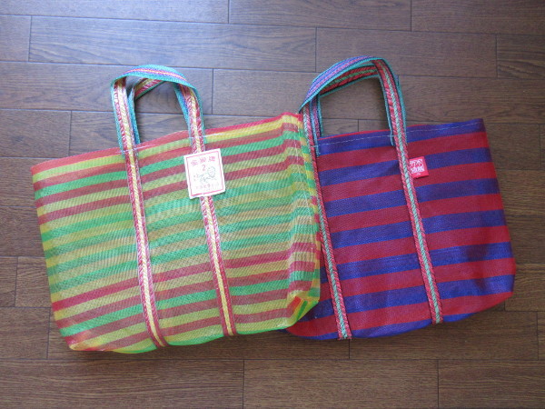 【台湾】迪化街で購入した漁師網バッグ(メッシュバッグ)のサイズ比較_c0152767_11511082.jpg