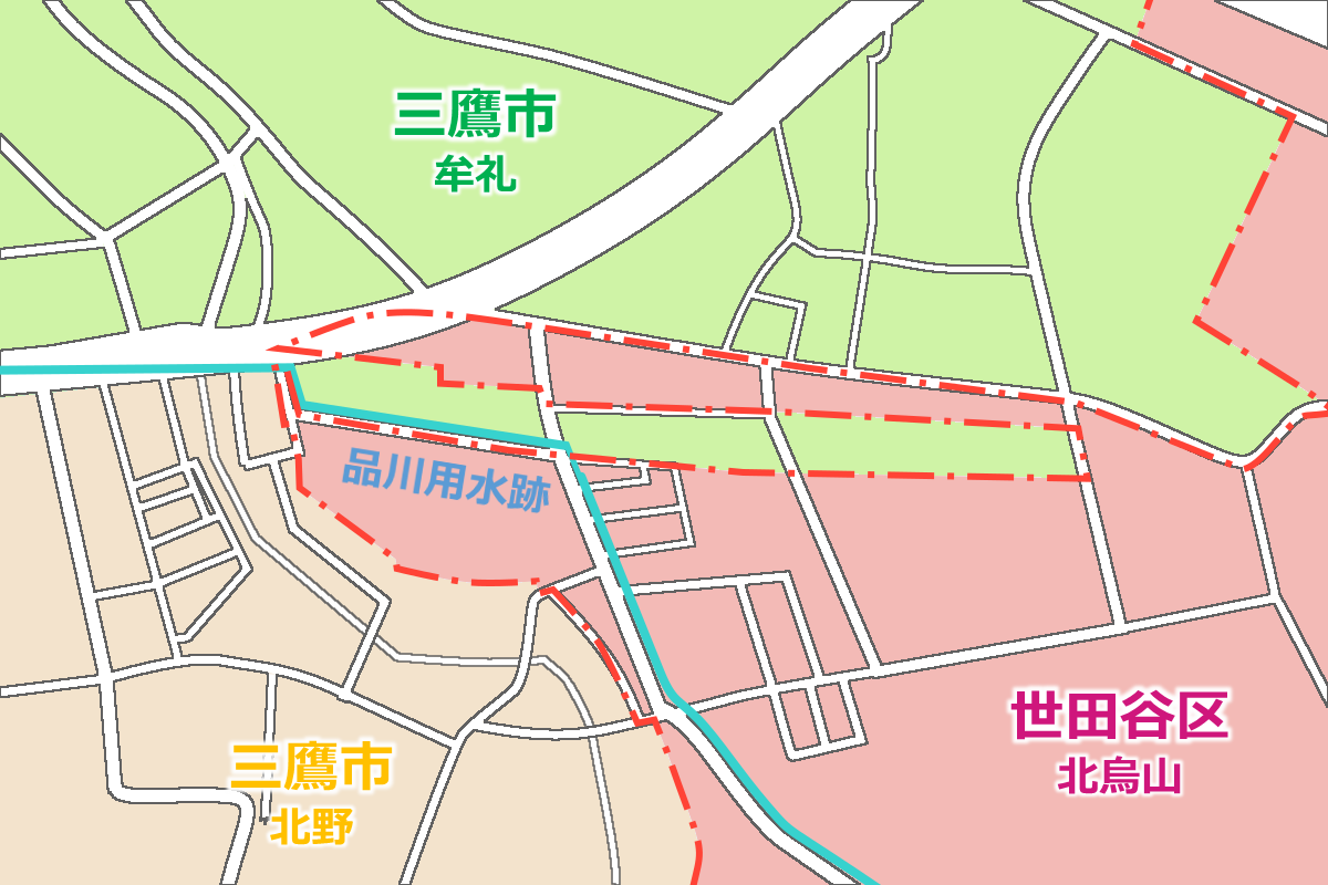 三鷹市牟礼と世田谷区北烏山の入り組んだ境界を探る_a0332275_02151186.png