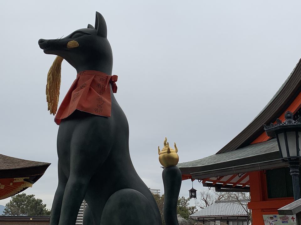 伏見稲荷大社と伏見の食事処「稲福」 : C級呑兵衛の絶好調な千鳥足