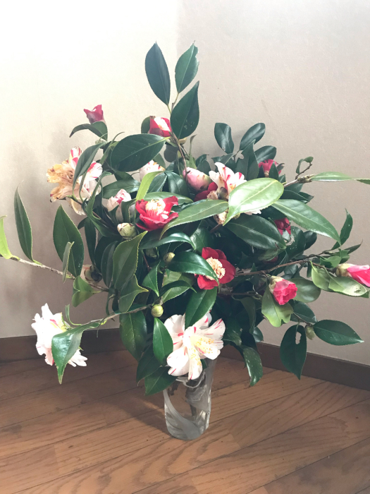 美しい油彩画 花のアレンジメント 爽やかで美しい紫陽花のアレンジメント♡ 美しい紫陽花♡上品