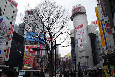 2月25日㈪の109前交差点_b0056983_15541809.jpg