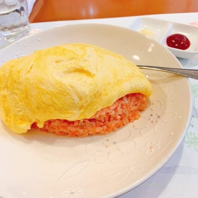 五穀でメンオムランチ。_f0165495_21331172.jpg