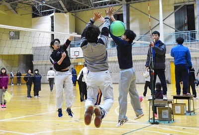 地区対抗ソフトバレーボール大会なのだ のだ村に暮らすのだ