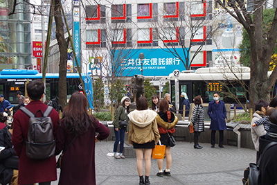 2月26日㈫の109前交差点_b0056983_13480571.jpg