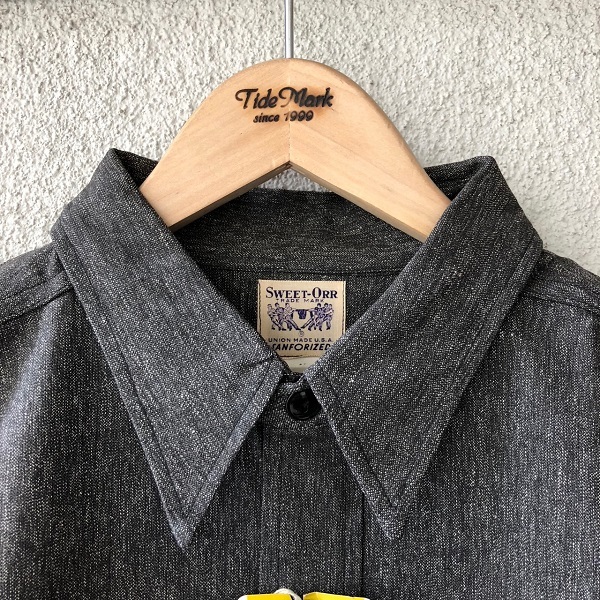 Dead Stock 1950's SWEET-ORR Black Chambray Shirt : TideMark