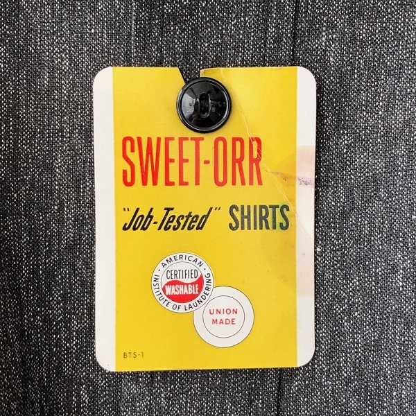 Dead Stock 1950's SWEET-ORR Black Chambray Shirt : TideMark