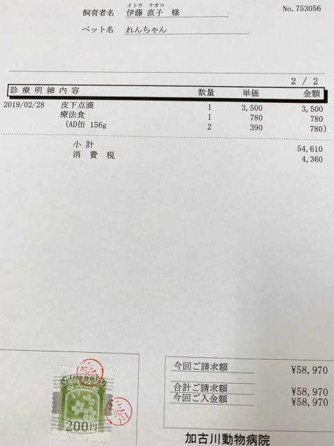 退院したよー&収支報告_d0355333_12151205.jpg