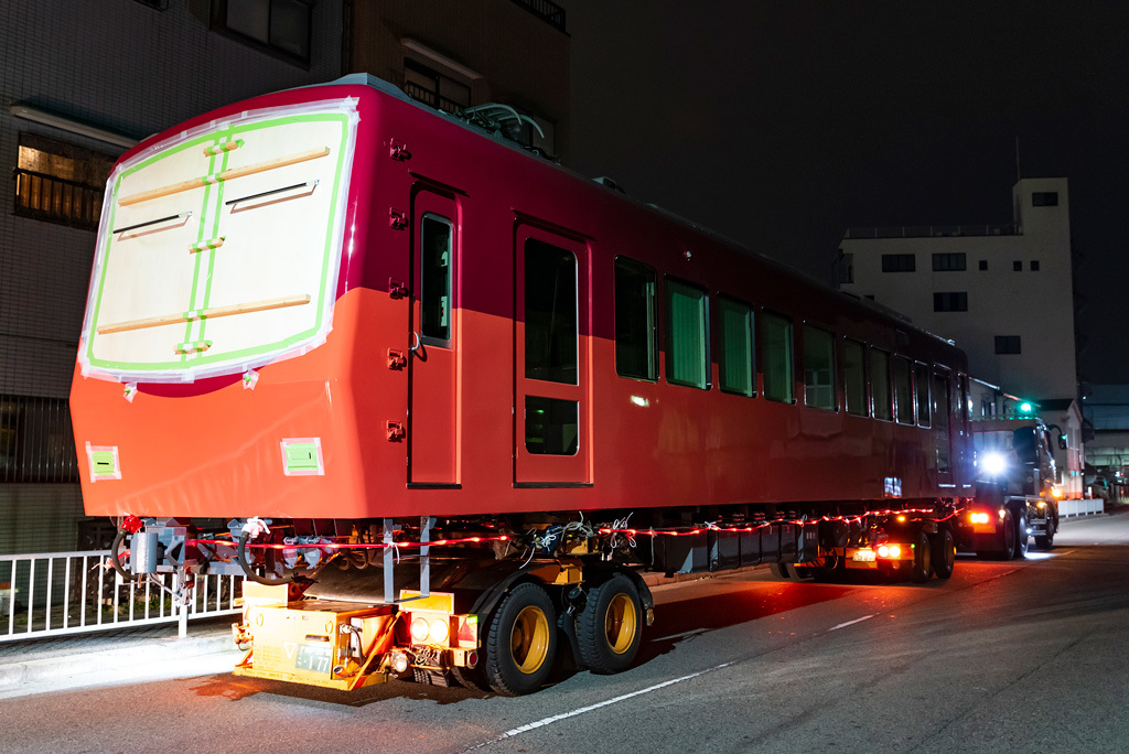 (( へ(へ゜ω゜)へ　＜ 叡山電鉄700系デオ722陸送_f0014380_11121987.jpg