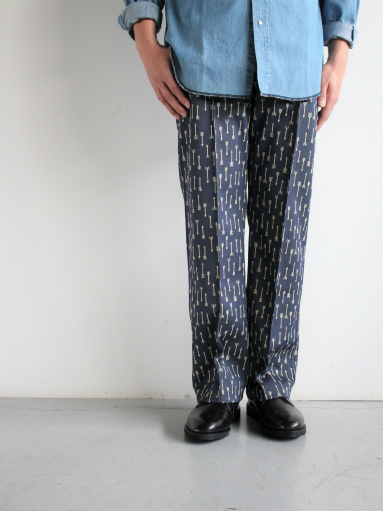 NEEDLES Track Pant - Poly Jacquard / Arrow : 『Bumpkins putting on