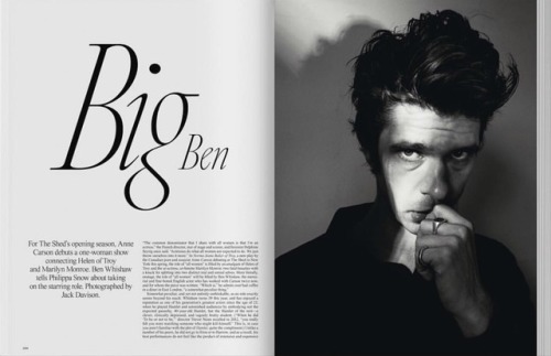 Ben Whishaw Is Ready to Play Helen of Troy and Marilyn Monroe　☆_d0160581_00353708.jpg