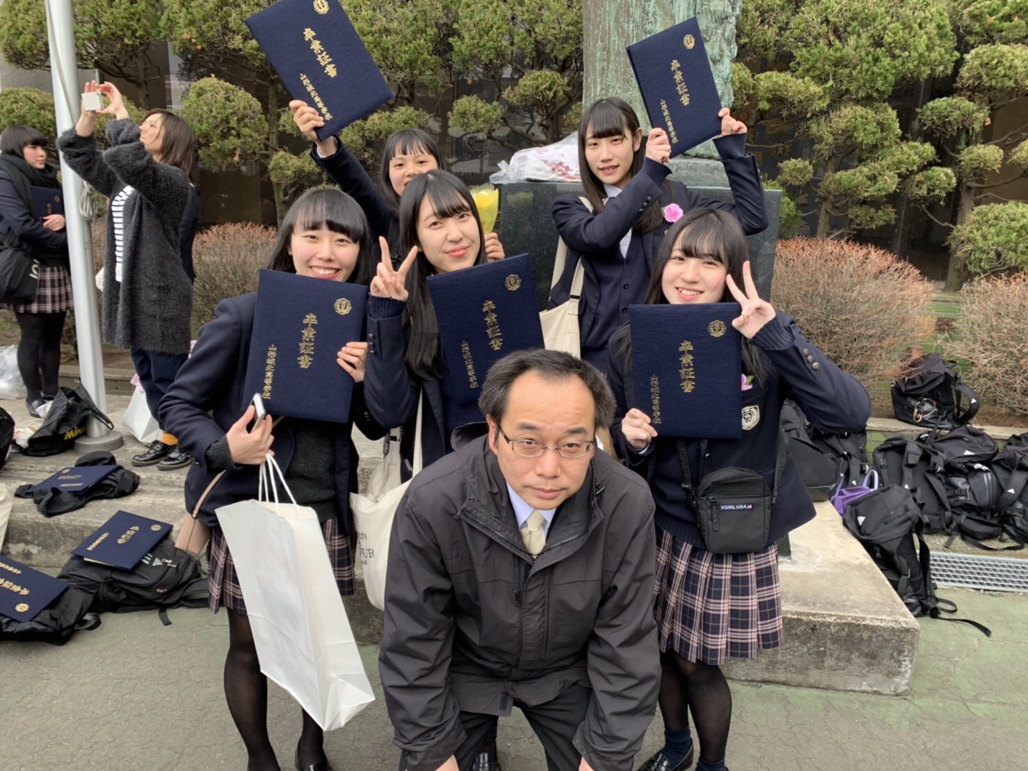 卒業式 東北文教大学山形城北高等学校吹奏楽部