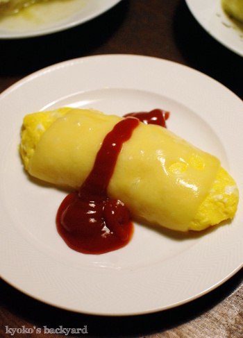ロールキャベツ、豆サラダ、オムレツ_b0253205_11210882.jpg