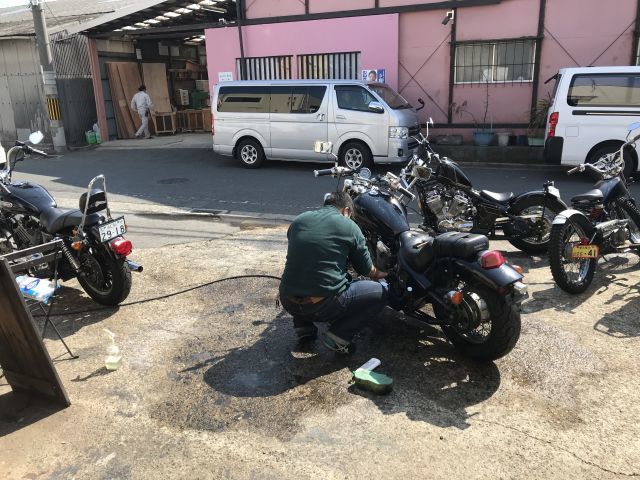 CB400 カスタム タイヤ交換&ローダウン完了!_a0164918_19292700.jpg