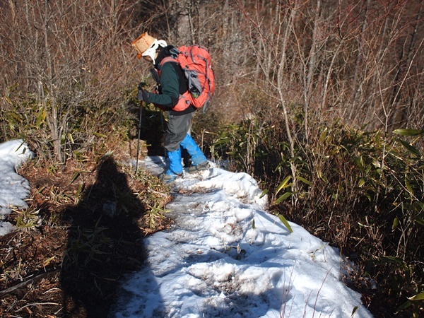 傘山(1,542m)御嶽山コース 2019年2月18日_b0319255_14491669.jpg