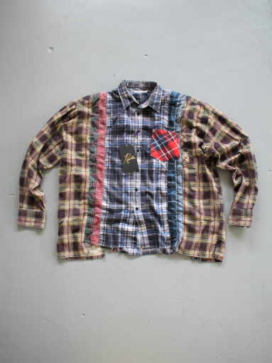 Rebuild By Needles　Flannel Shirt → Wide 7 Cuts Shirt_b0139281_18184646.jpg