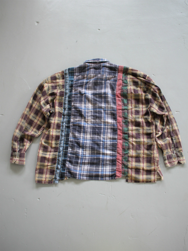 Rebuild By Needles　Flannel Shirt → Wide 7 Cuts Shirt_b0139281_18185164.jpg