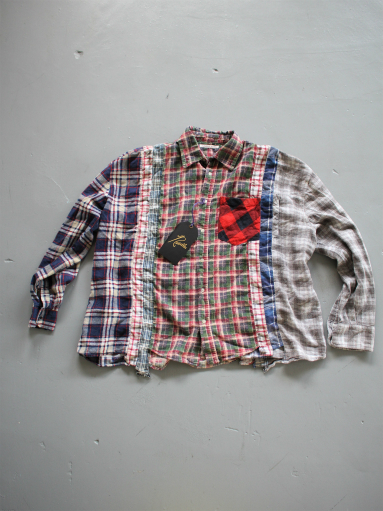 Rebuild By Needles　Flannel Shirt → Wide 7 Cuts Shirt_b0139281_18185555.jpg