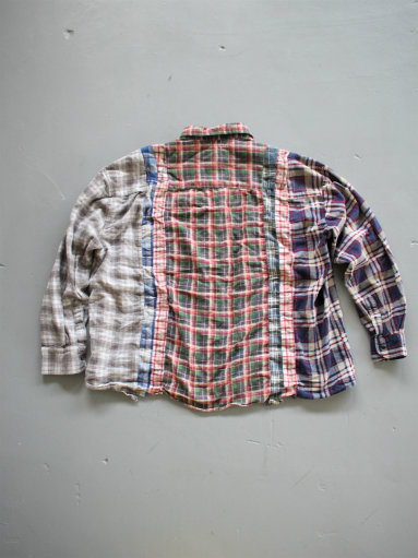 Rebuild By Needles　Flannel Shirt → Wide 7 Cuts Shirt_b0139281_181924.jpg